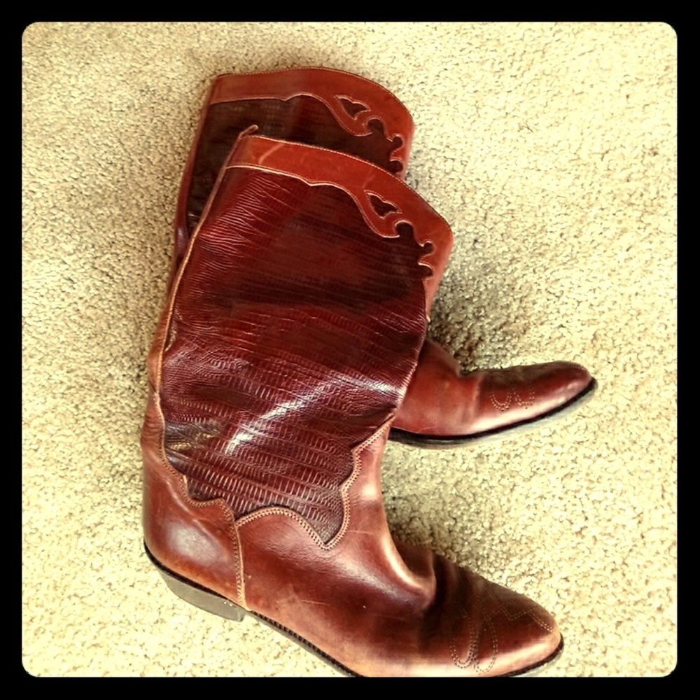 Joan&David Handmade Italian Leather Western Boots